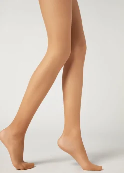 Action Collant Voile 40 Deniers Effet Jambes Legeres