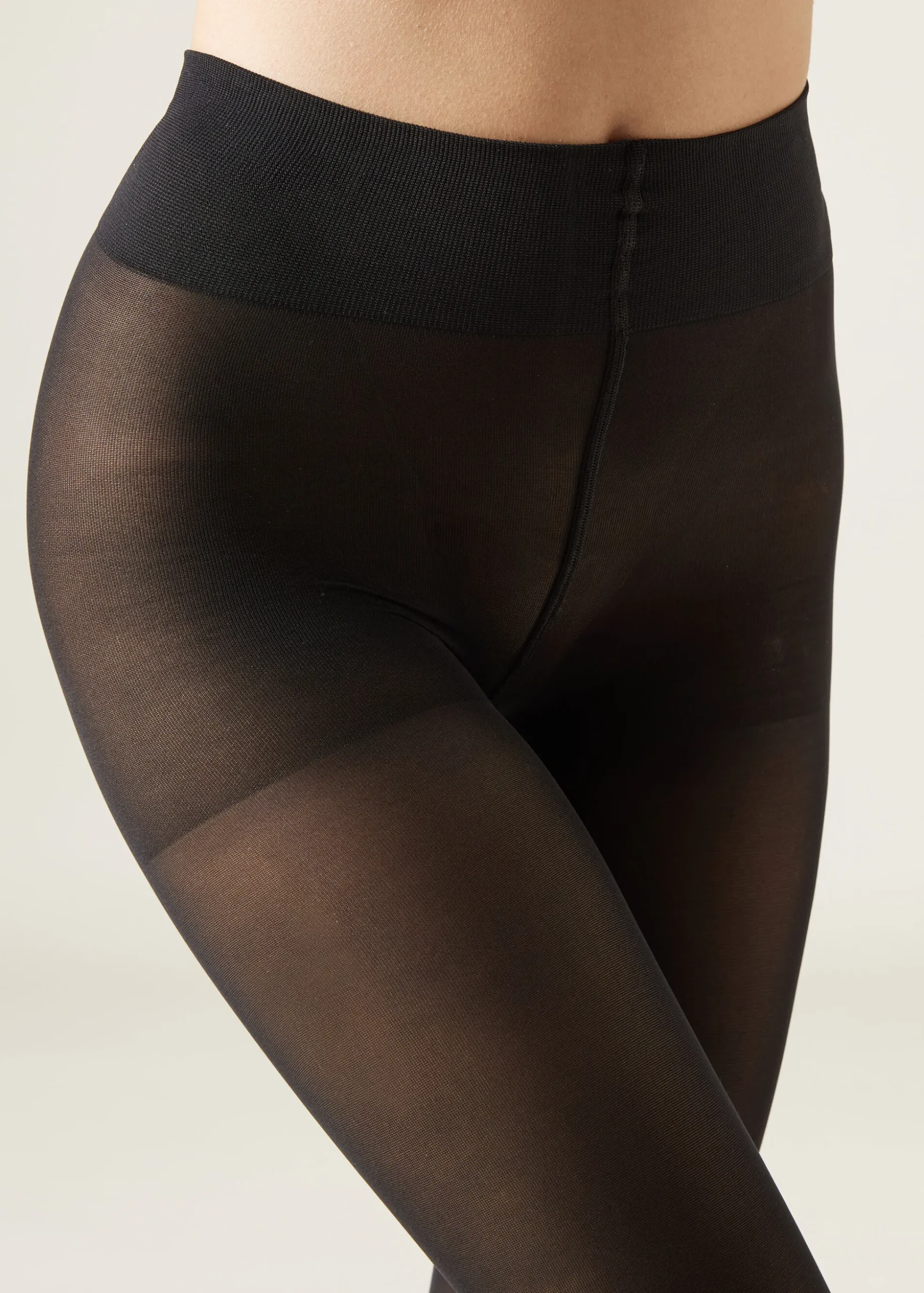 Action Collant Voile 40 Deniers Effet Jambes Legeres