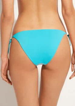Bas De Maillot A Lanieres Uni Azzorre