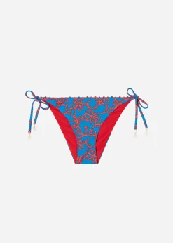 Bas De Maillot A Lanieres Motifs Corail Bali