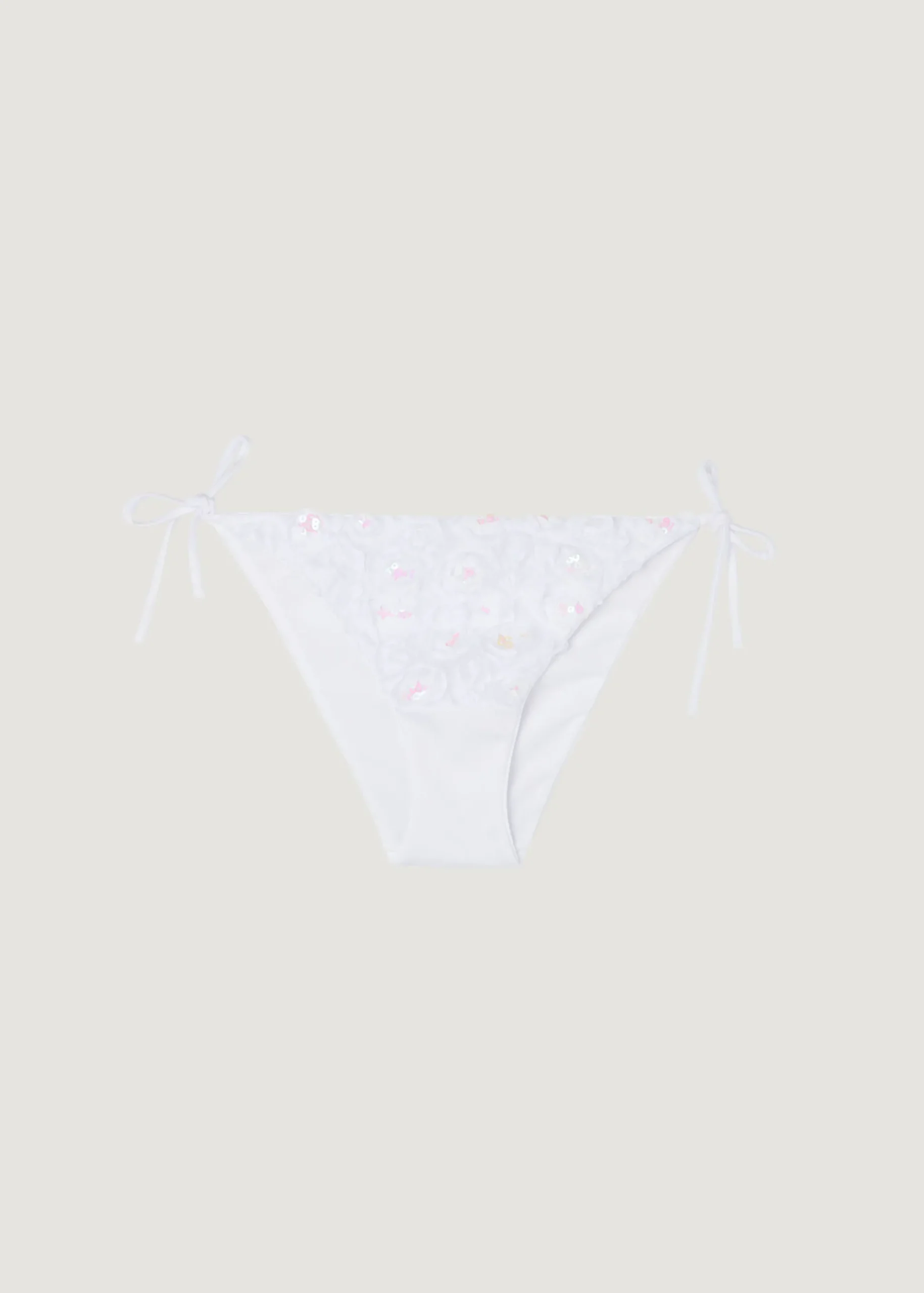 Bas De Maillot A Lanieres Et A Fleurs Parigi