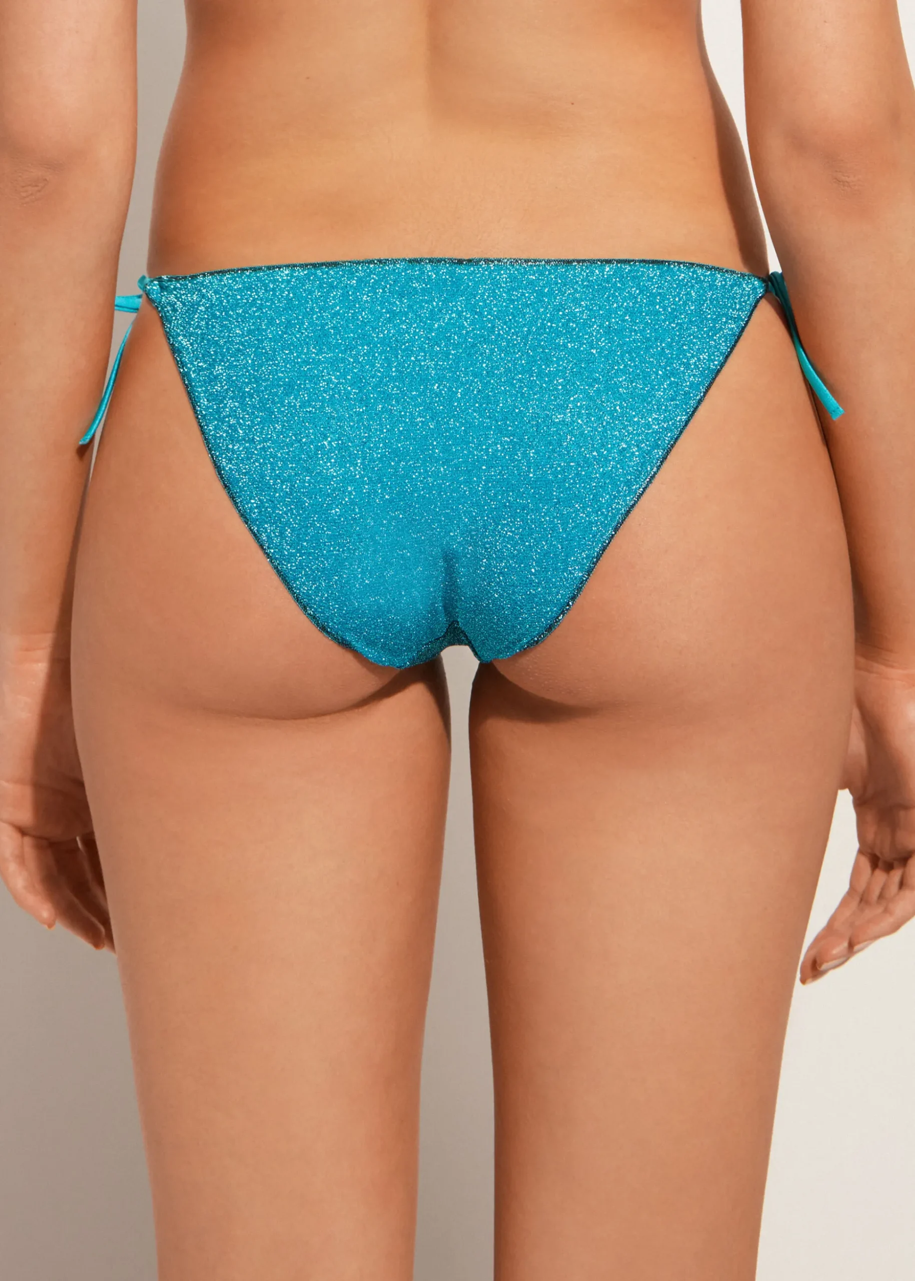 Bas De Maillot A Lanieres Et Fibres Metalliques Lisbona