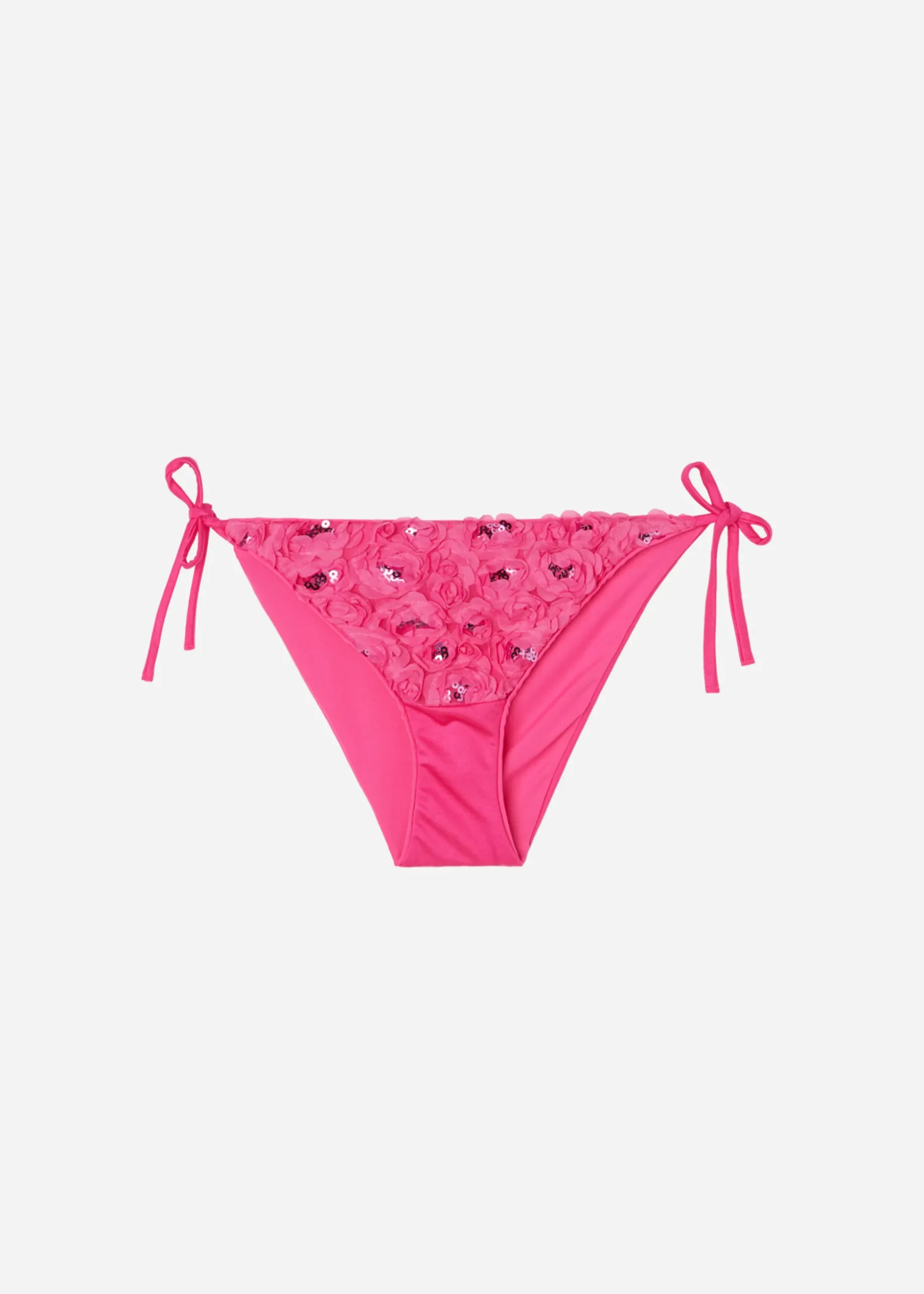 Bas De Maillot A Lanieres Et A Fleurs Parigi