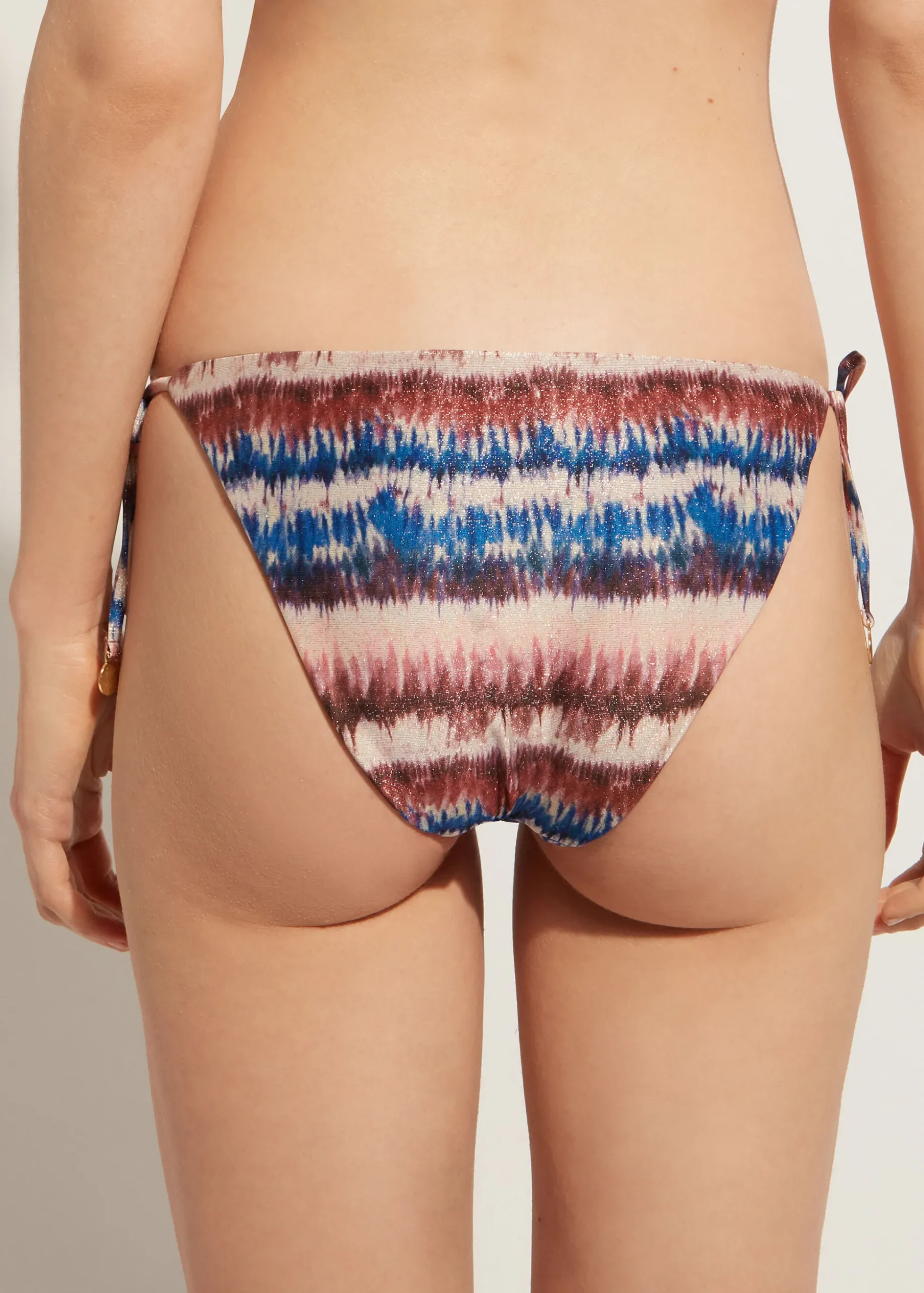 Bas De Maillot A Noeuds Tie-Dye Avec Noeuds Formentera