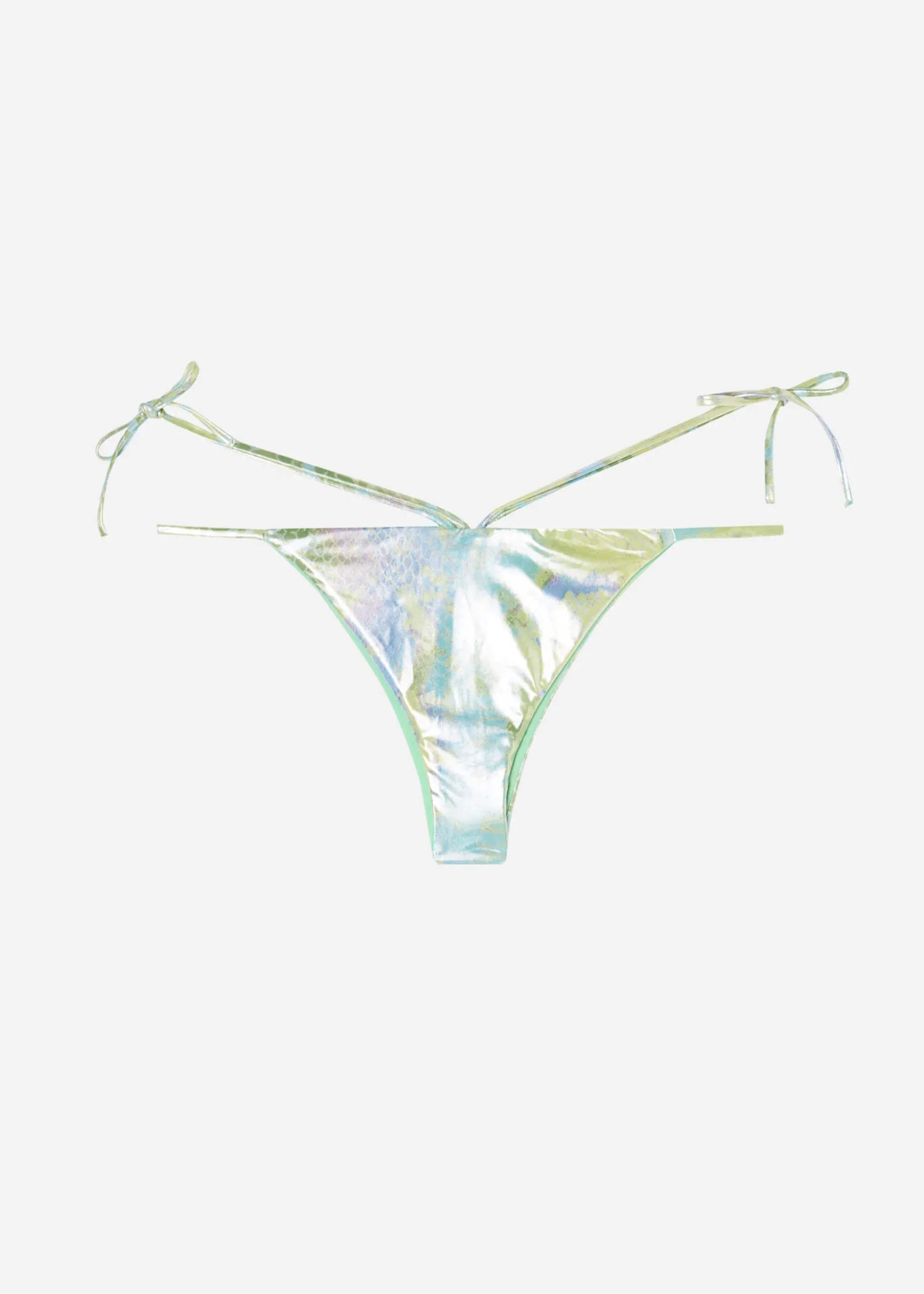 Bas De Maillot Bresilien Fins Cotes Peau De Serpent Las Palmas