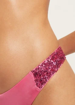 Bas De Maillot Bresilien Echancre A Paillettes Cannes