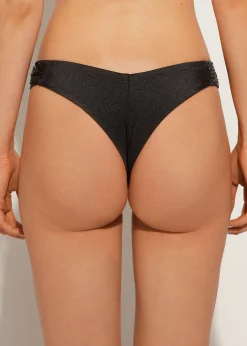Bas De Maillot Bresilien Echancre A Paillettes Cannes