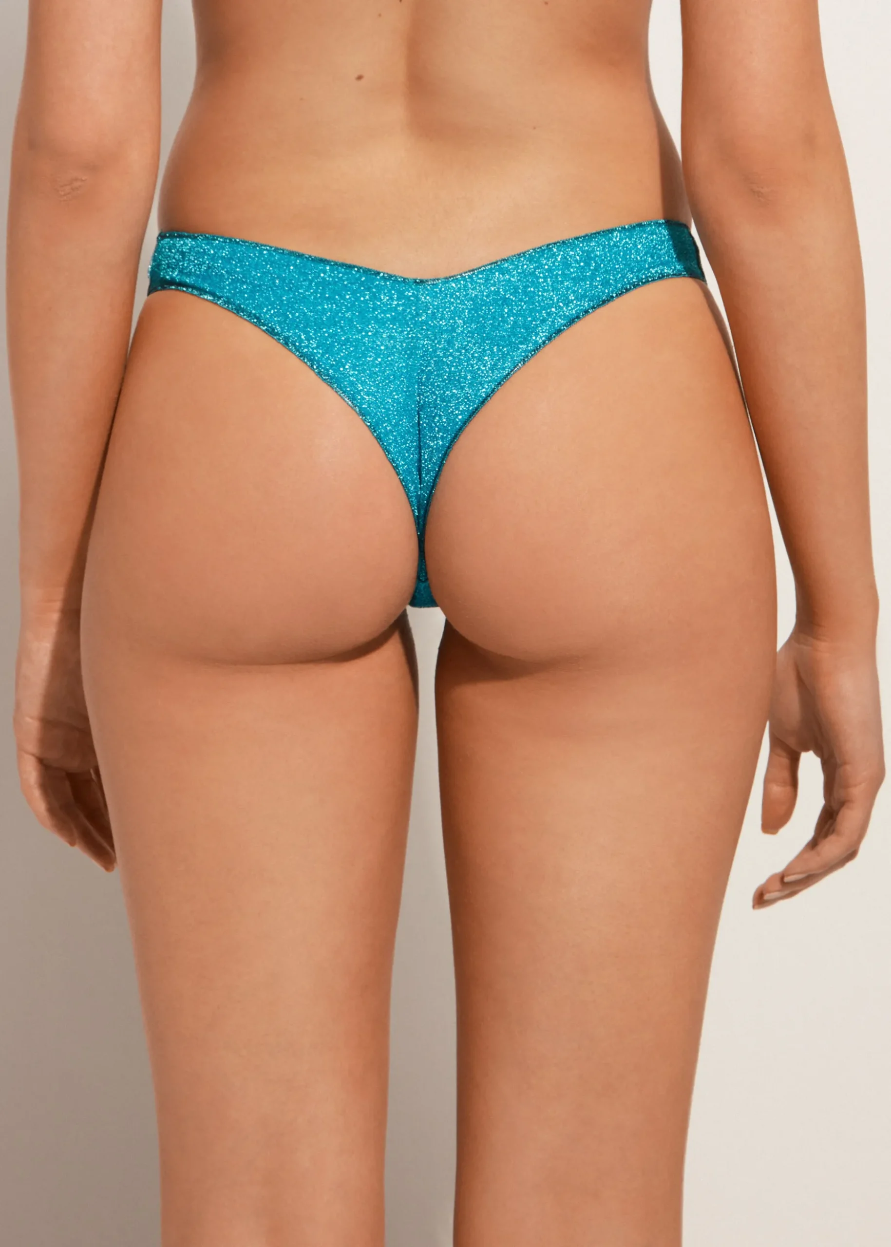 Bas De Maillot Bresilien Echancre A Fibres Metalliques Lisbona
