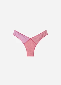 Bas De Maillot Bresilien Echancre A Fibres Metalliques Lisbona