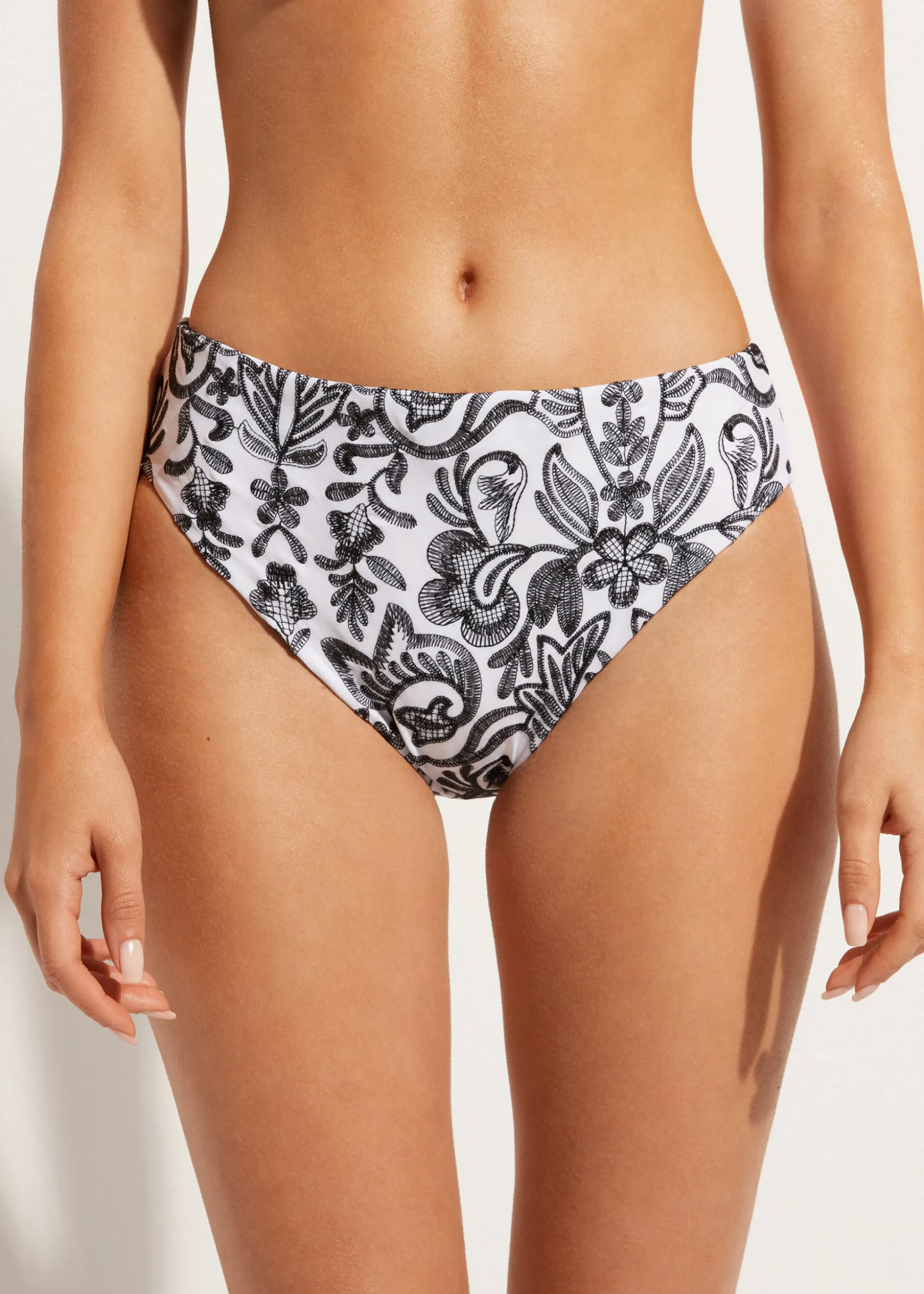 Bas De Maillot Cachemire Taille Haute Zanzibar
