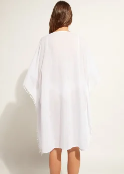 Caftan Kimono Avec Broderie Et Passementerie