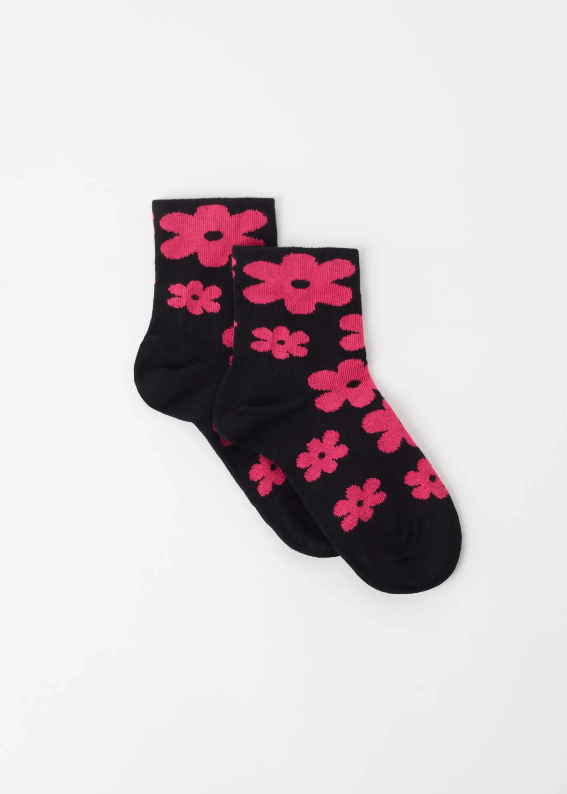Chaussettes Basses A Fleurs Pour Fille