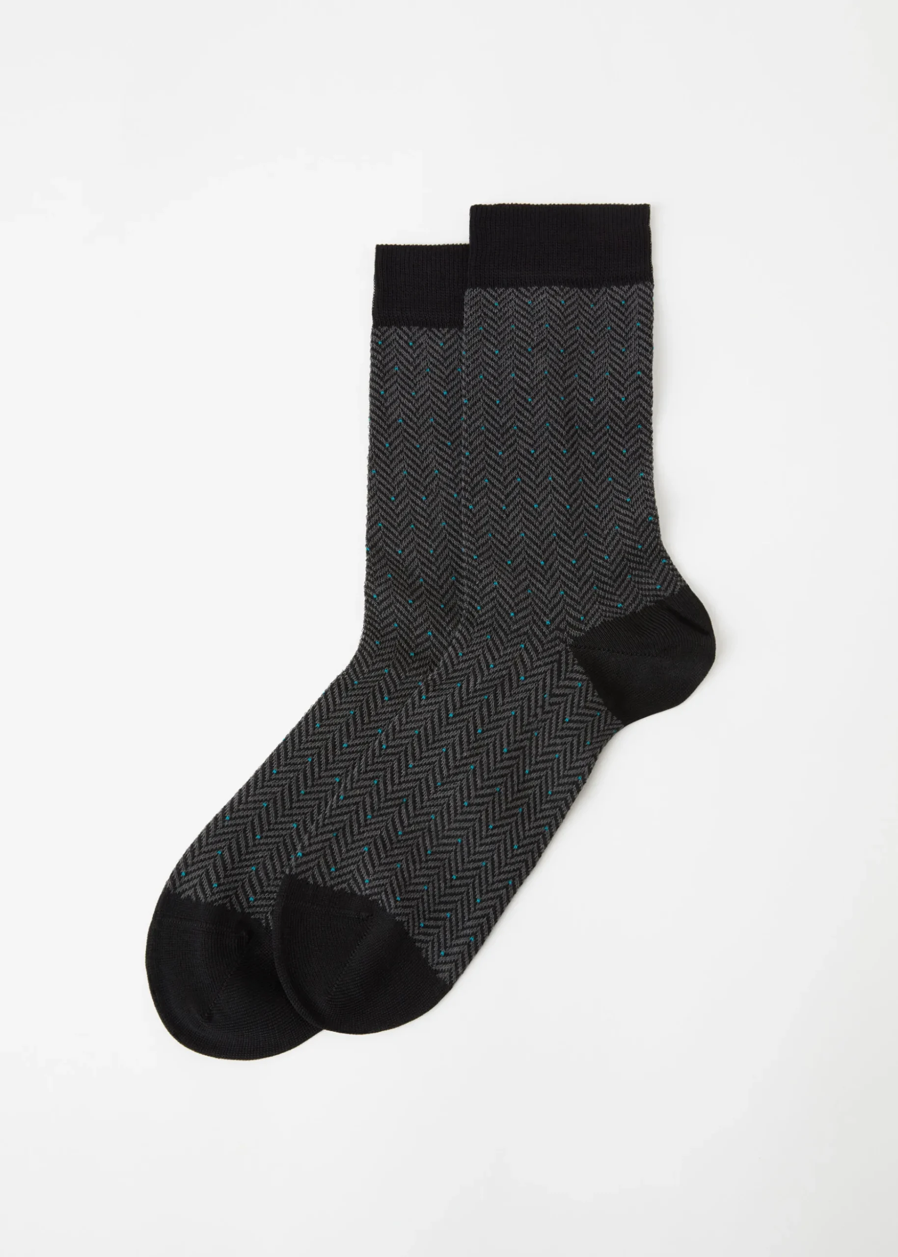 Chaussettes Basses A Motifs Geometriques Pour Homme