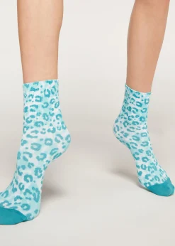 Chaussettes Basses A Motif Animalier