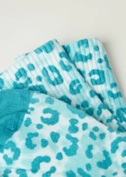 Chaussettes Basses A Motif Animalier