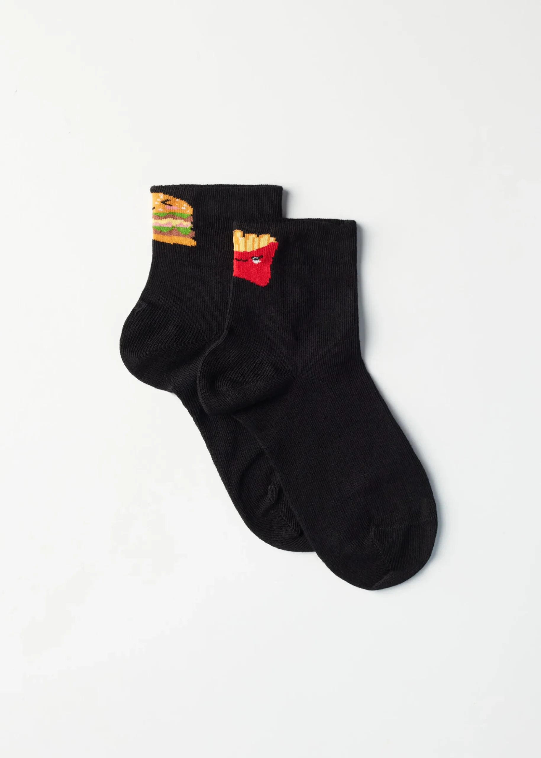 Chaussettes Basses A Motifs Aliments Pour Enfants