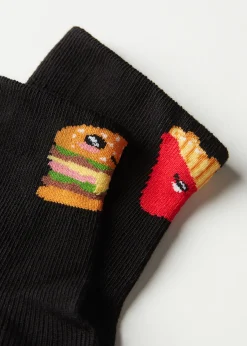 Chaussettes Basses A Motifs Aliments Pour Enfants