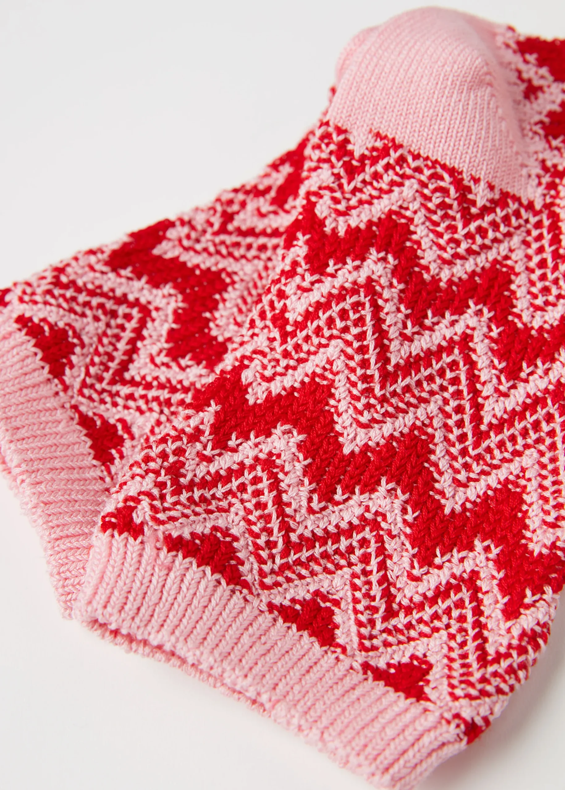 Chaussettes Basses A Motif De Chevrons Colores