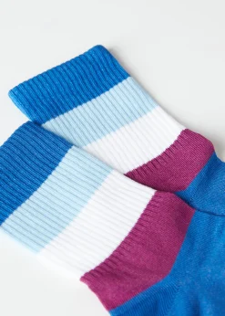 Chaussettes Basses A Motif Rayures