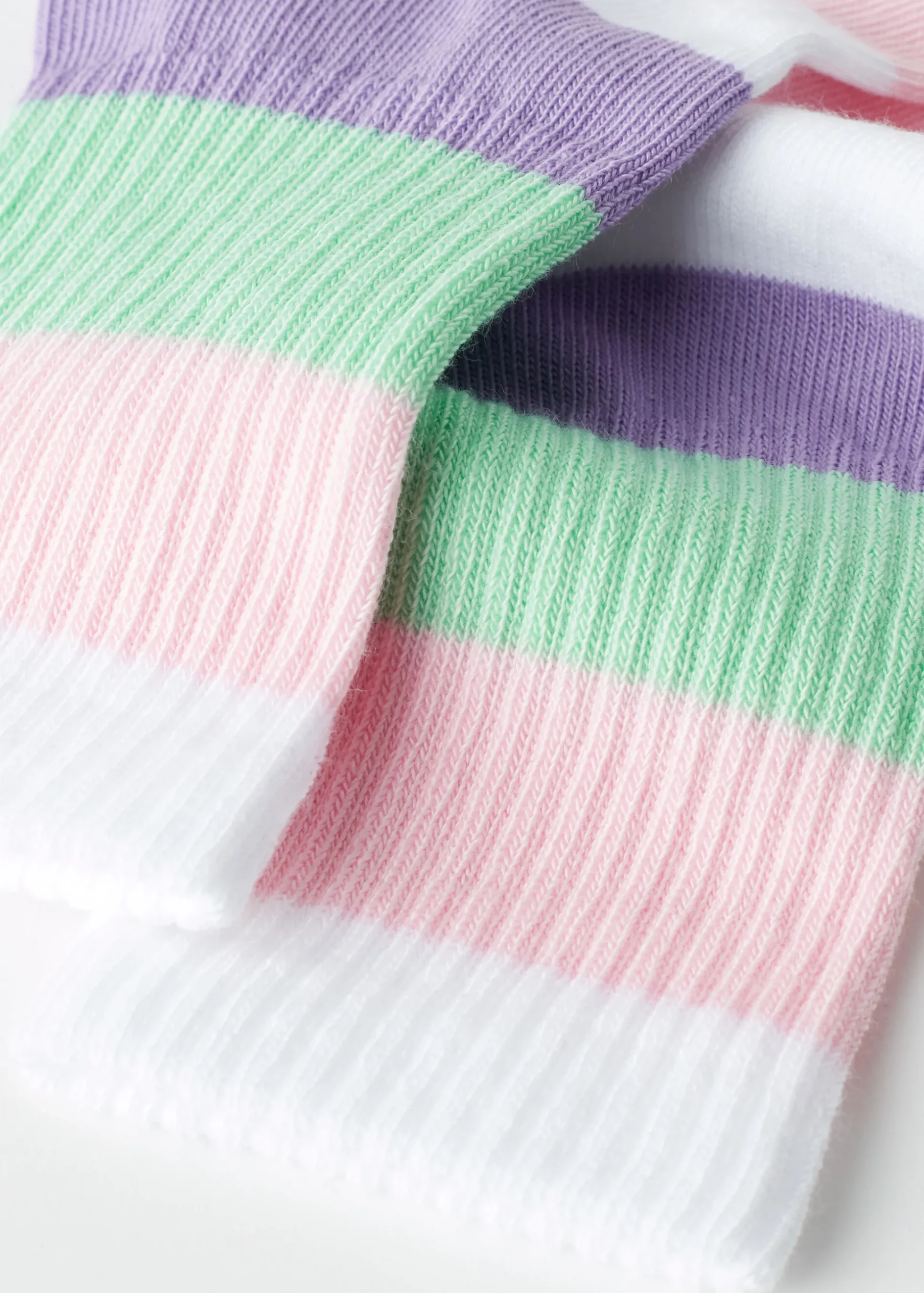 Chaussettes Basses A Rayures Pour Enfants