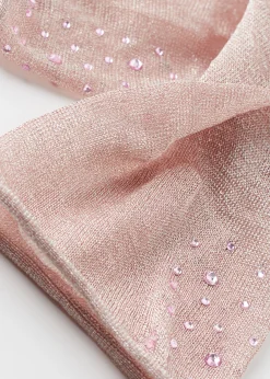 Chaussettes Basses Avec Paillettes Et Cristaux De Strass