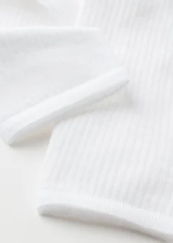 Chaussettes Basses Cotelees