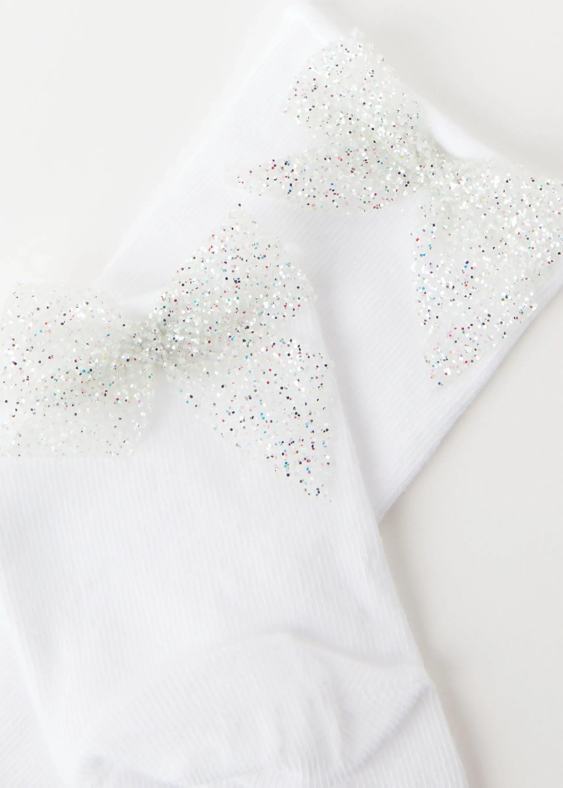 Chaussettes Basses Fille Avec Noeud Paillete
