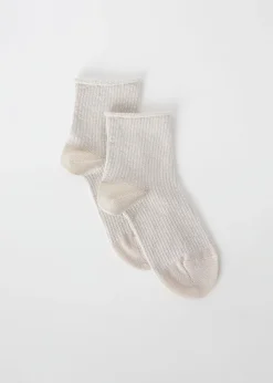 Chaussettes Basses Fille Avec Paillettes