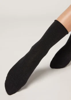 Chaussettes Courtes A Bords Francs En Coton