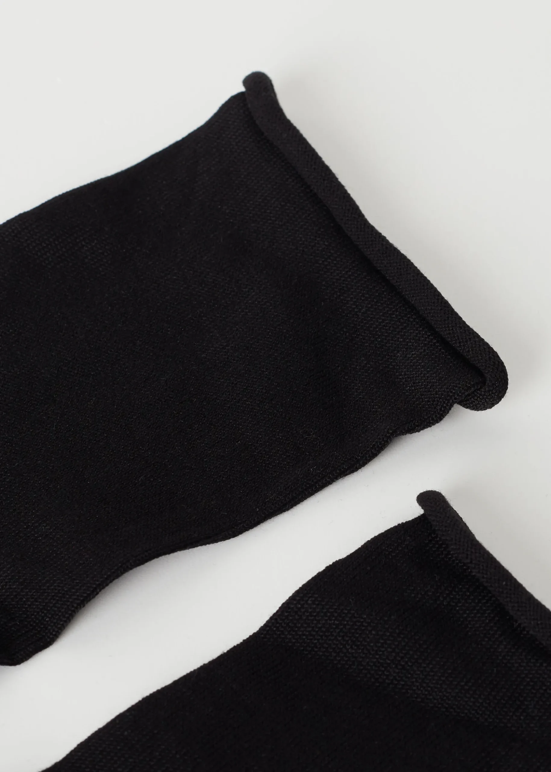 Chaussettes Courtes A Bords Francs En Fil D'Ecosse