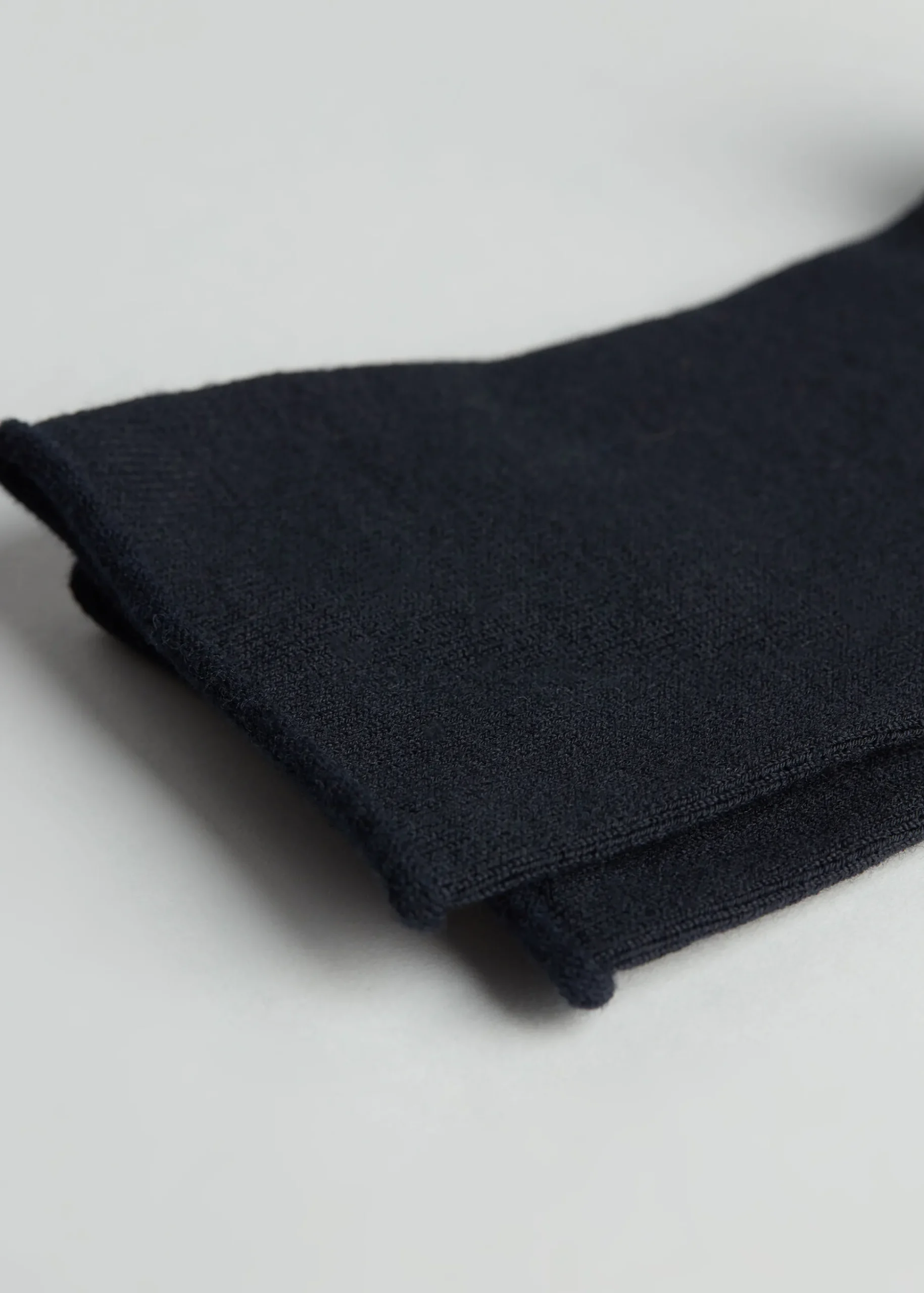Chaussettes Courtes A Bords Francs En Laine Et Coton