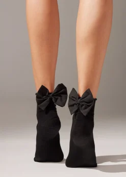 Chaussettes Courtes Avec Noeud