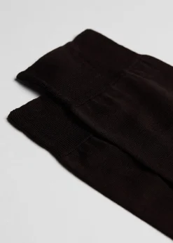 Chaussettes Courtes Avec Fil D'Ecosse Pour Homme