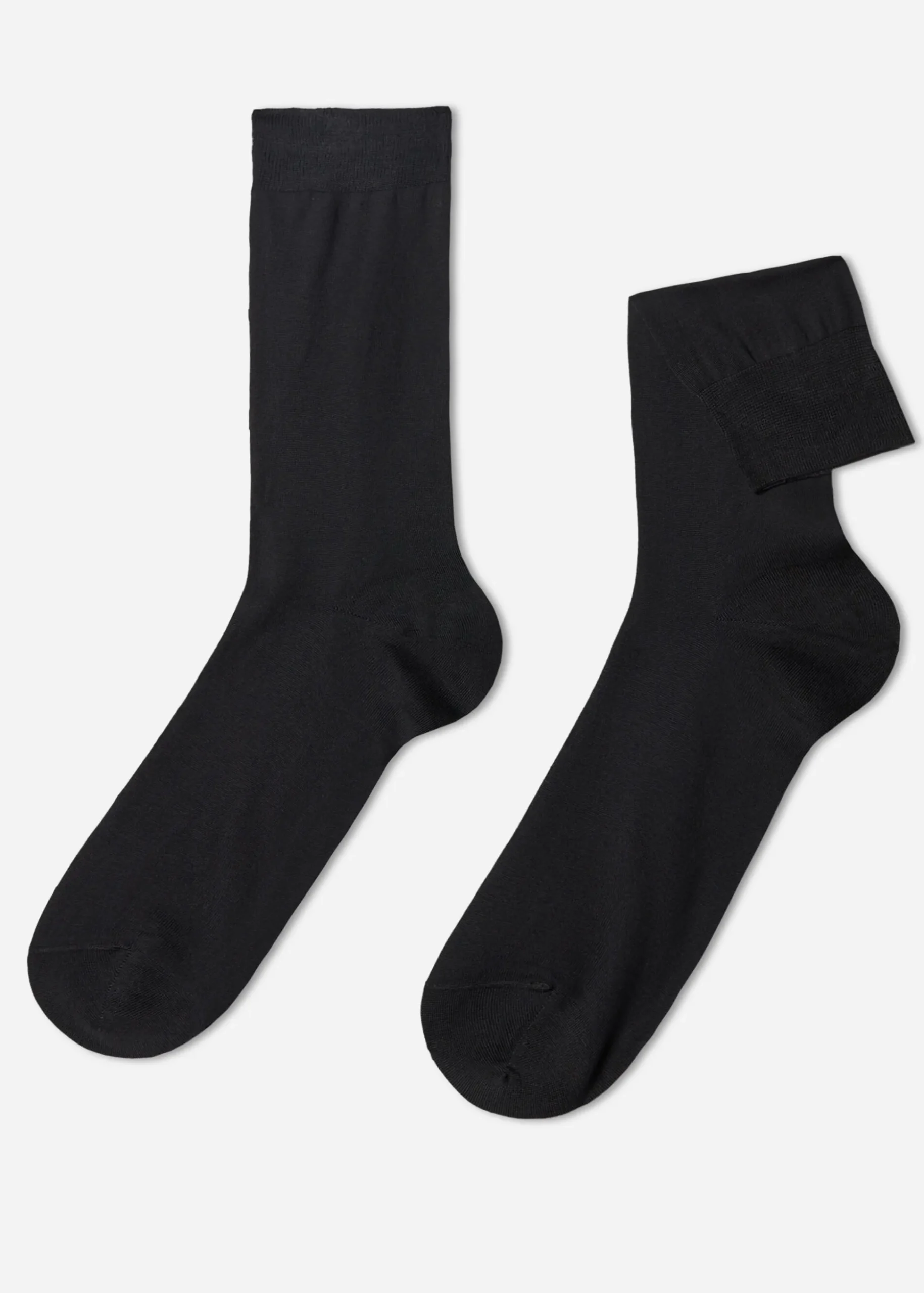 Chaussettes Courtes Avec Fil D'Ecosse Pour Homme