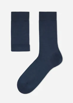 Chaussettes Courtes Avec Fil D'Ecosse Pour Homme