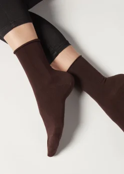 Chaussettes Courtes Avec Cachemire