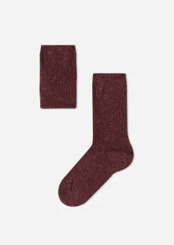 Chaussettes Courtes Cachemire Et Paillettes Pour Fille