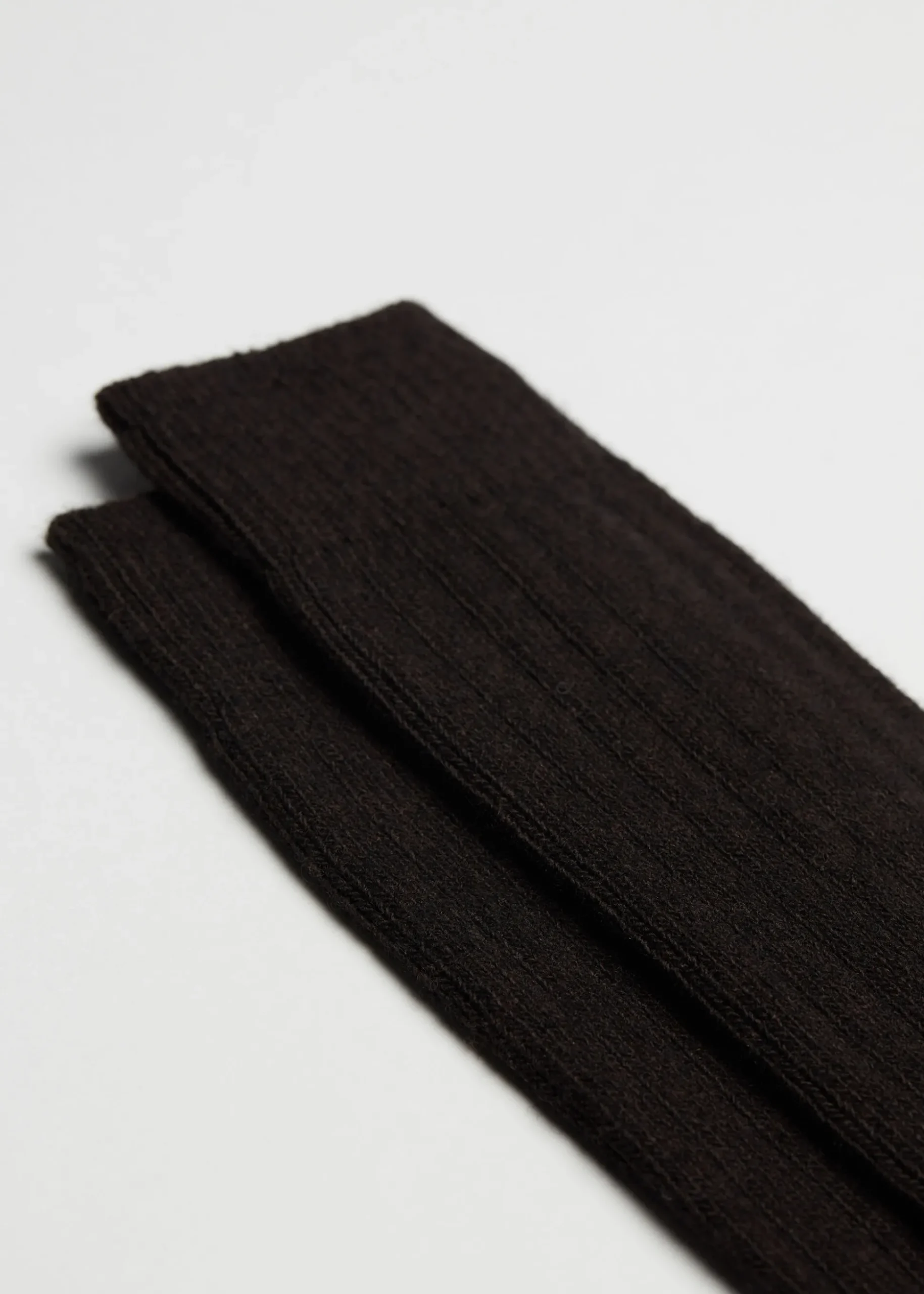 Chaussettes Courtes Cotelees Avec Laine Et Cachemire Pour Homme