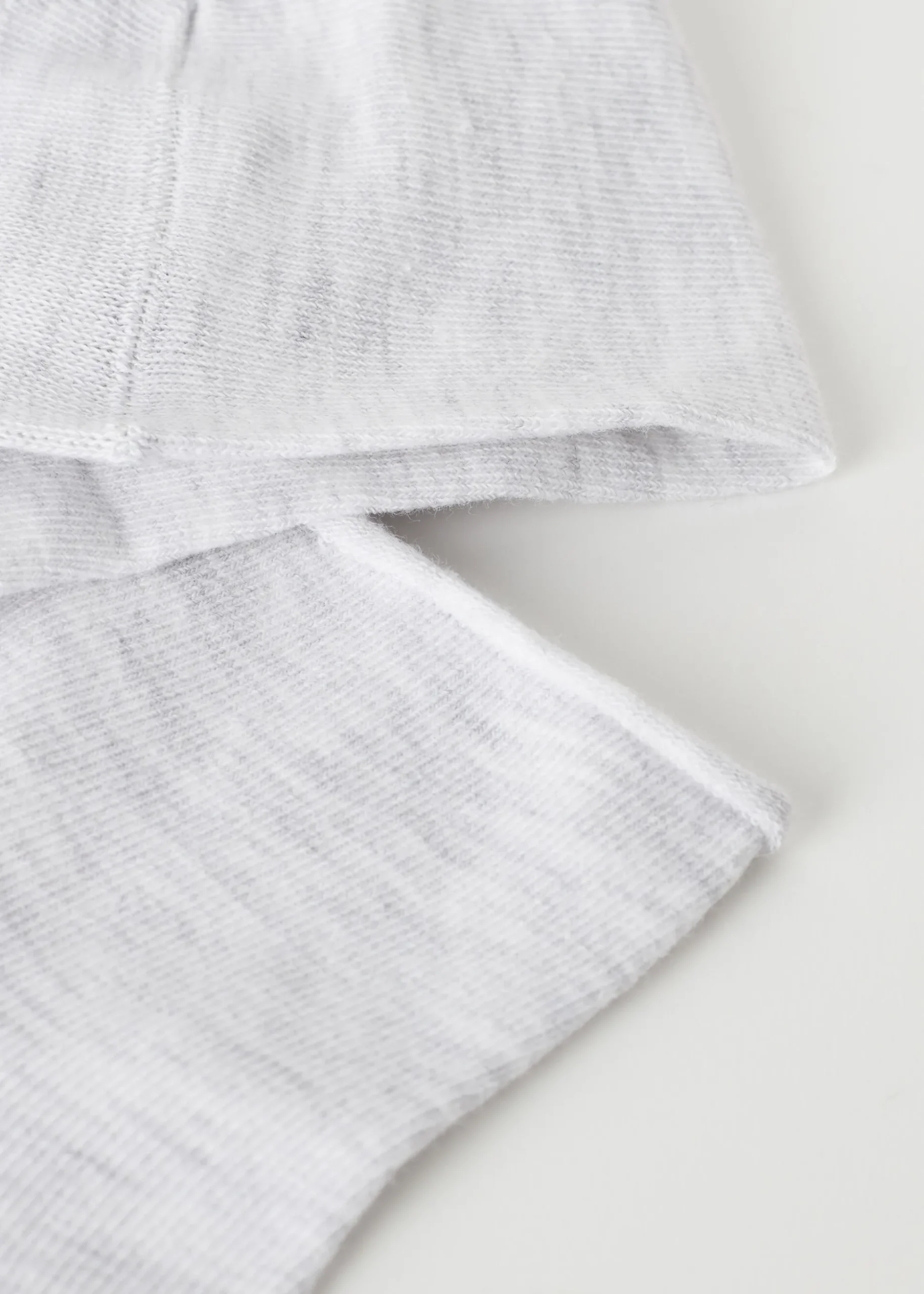 Chaussettes Courtes En Coton Sans Bordure