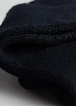 Chaussettes Hautes Cotelees Avec Laine Et Cachemire