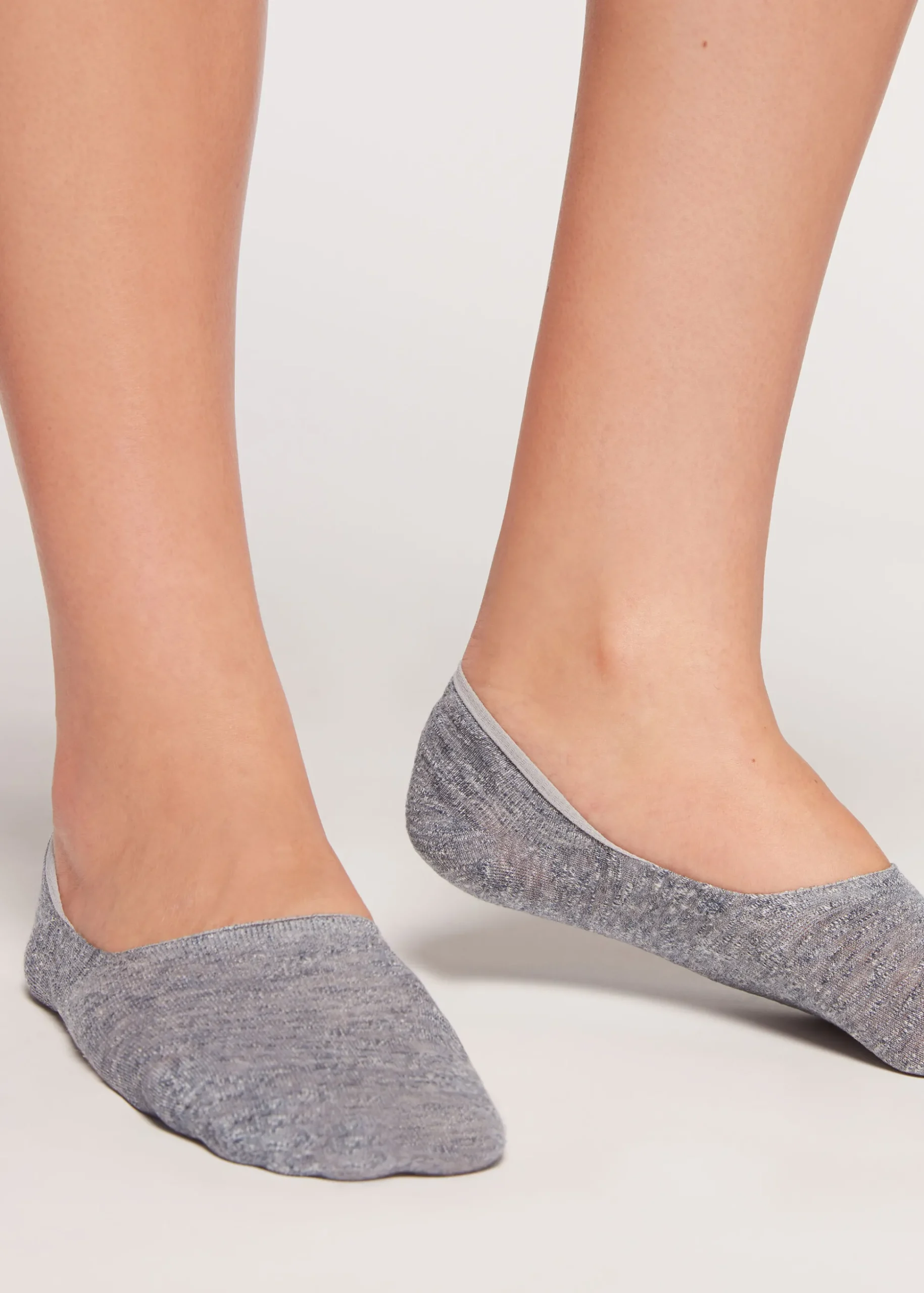 Chaussettes Invisibles En Lin Et Viscose