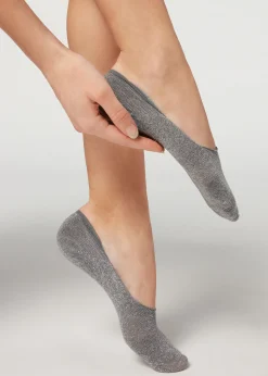 Chaussettes Invisibles En Coton A Paillettes