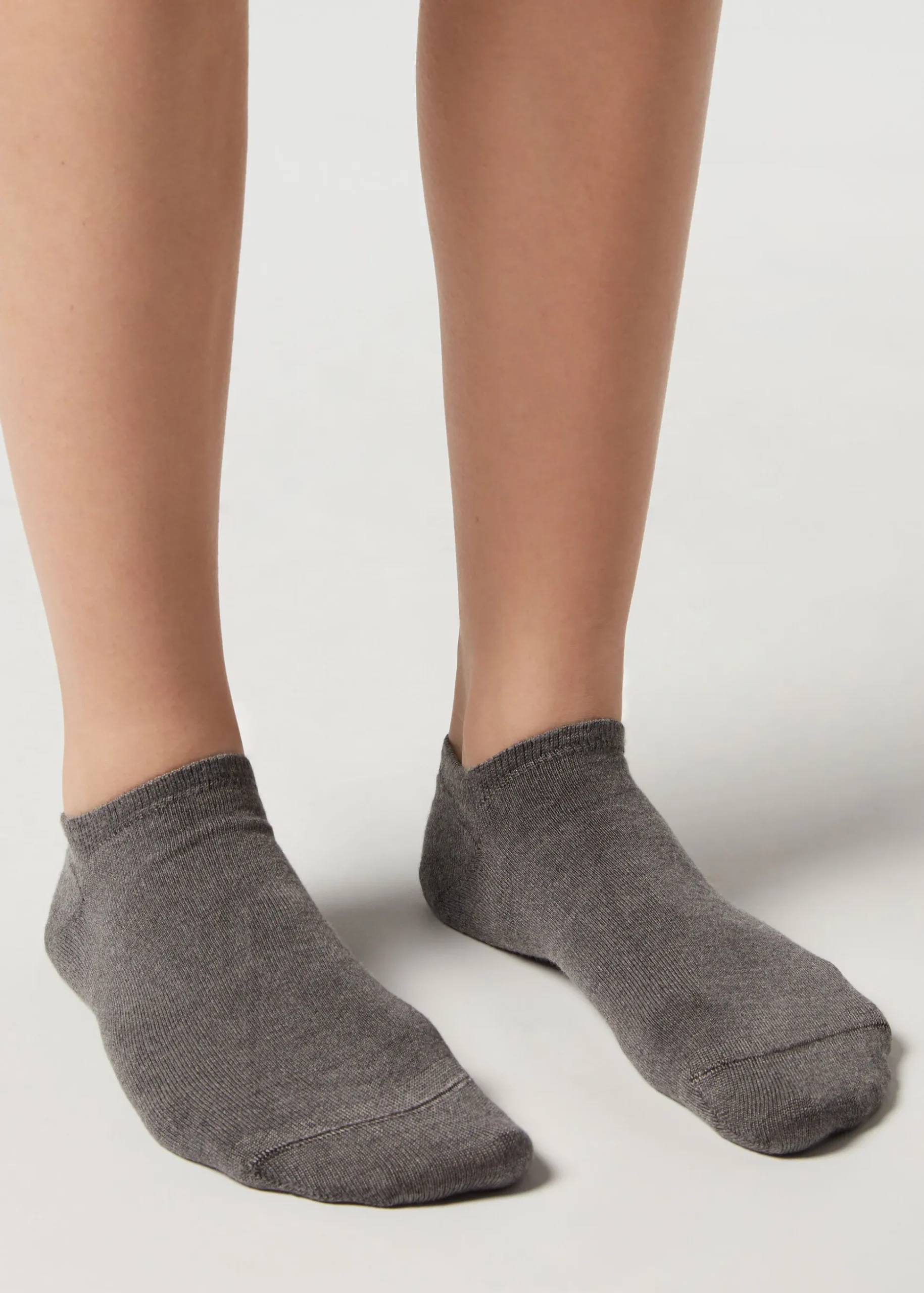 Chaussettes Invisibles Unisexes Avec Cachemire