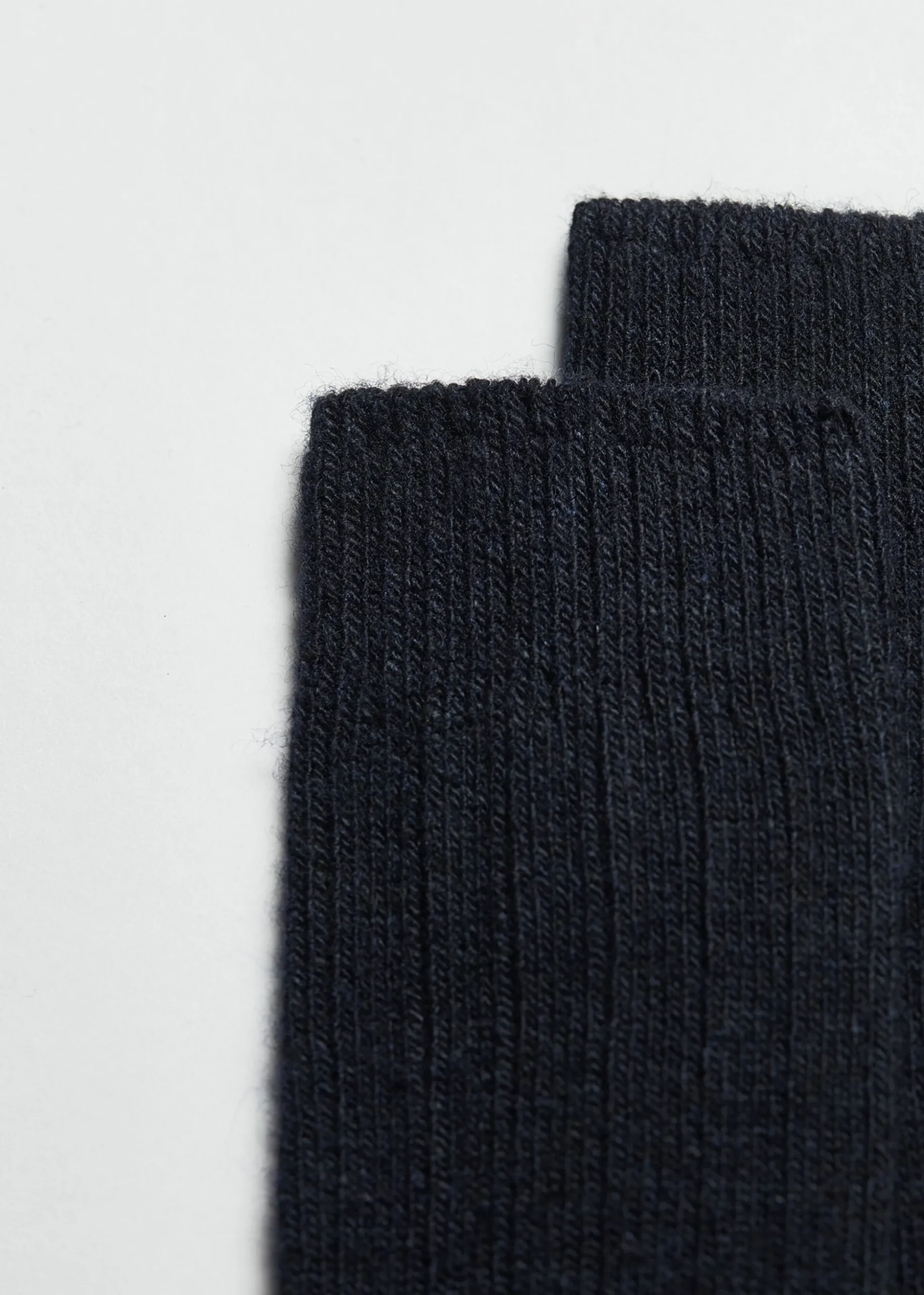 Chaussettes Longues Cotelees Avec Laine Et Cachemire Pour Homme