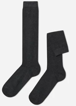 Chaussettes Longues En Coton Thermique Pour Homme