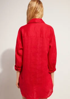 Chemise Longue En Lin