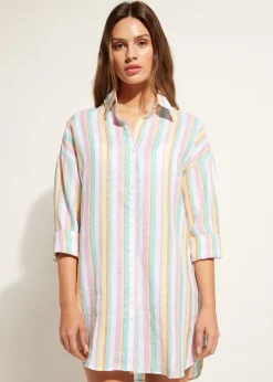 Chemise Longue En Lin