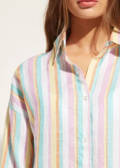 Chemise Longue En Lin