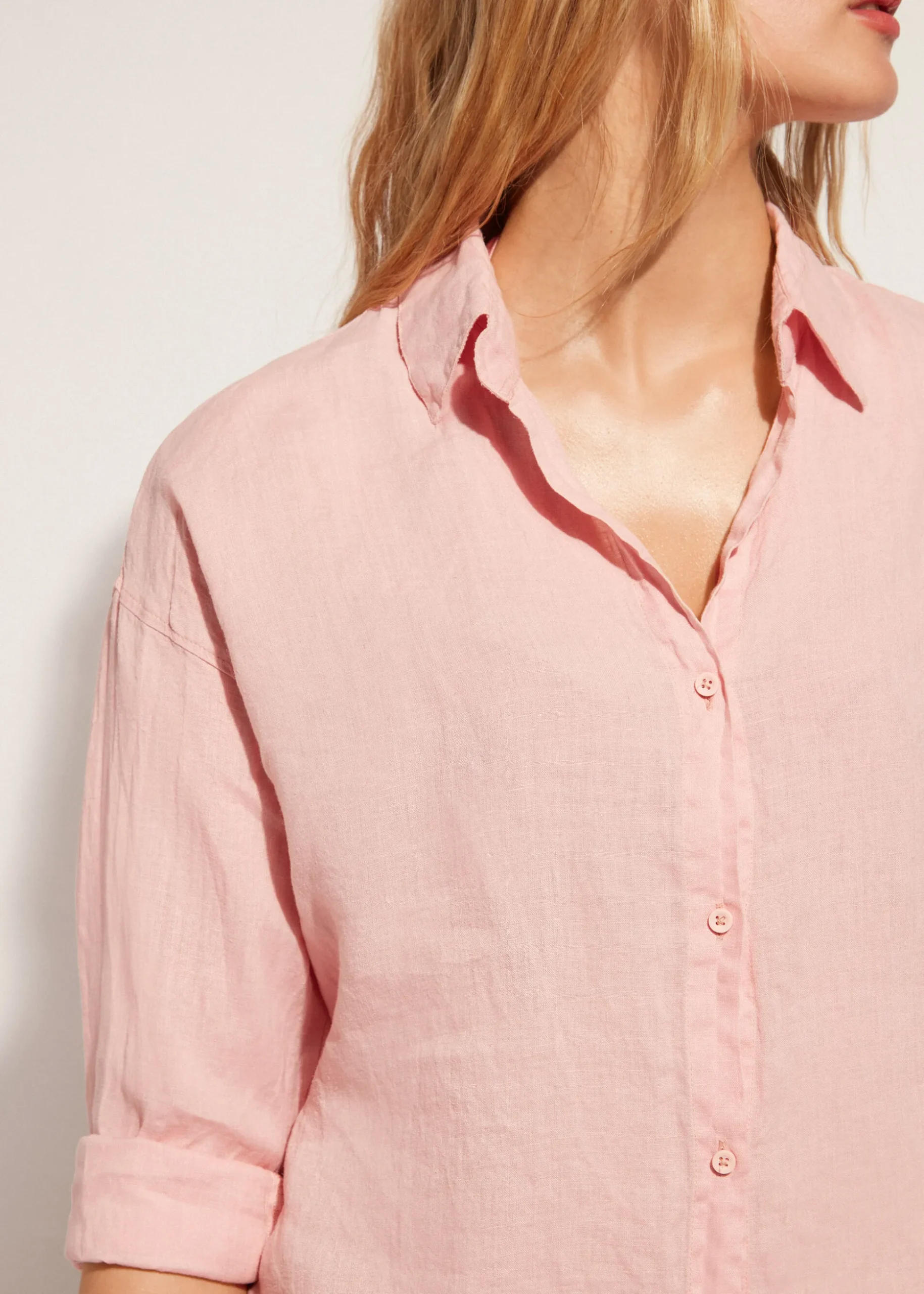 Chemise Longue En Lin