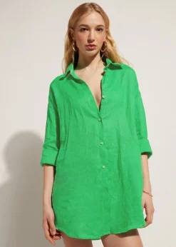 Chemise Longue En Lin